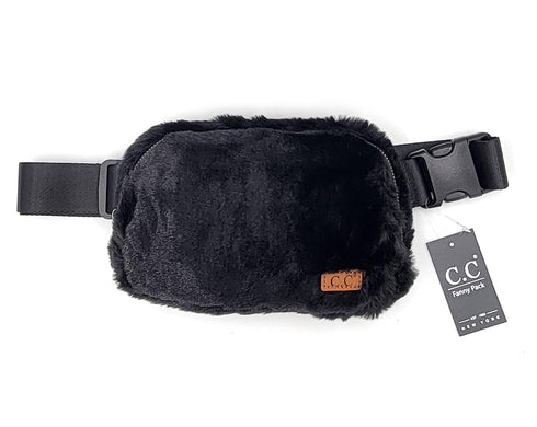 Fur Fanny Pack belt bag Faux Fur Waist Pack Travel bag